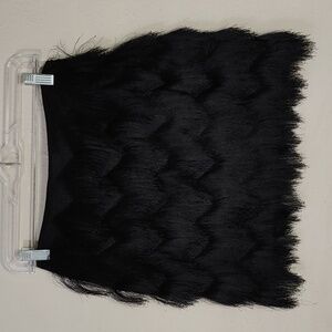H & M Women's Size Small Fringe Side Zip Skirt